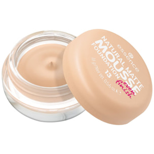 Natural Matte Mousse - Fond de Teint Mousse Fini Poudré