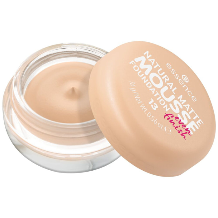 Natural Matte Mousse - Fond de Teint Mousse Fini Poudré