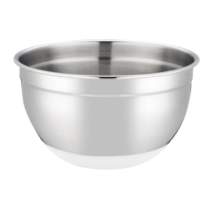 Set de 3 bols melangeurs inox blanc