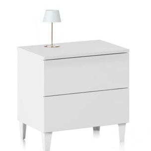 Mesita de noche Plex Blanco