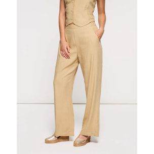 Pantalón Largo Beige - Mota