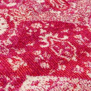 Anatolia - Tapis de salon vintage, rose framboise
