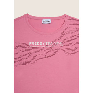 T-shirt “FREDDY TRAINING” con Motivo Grafico