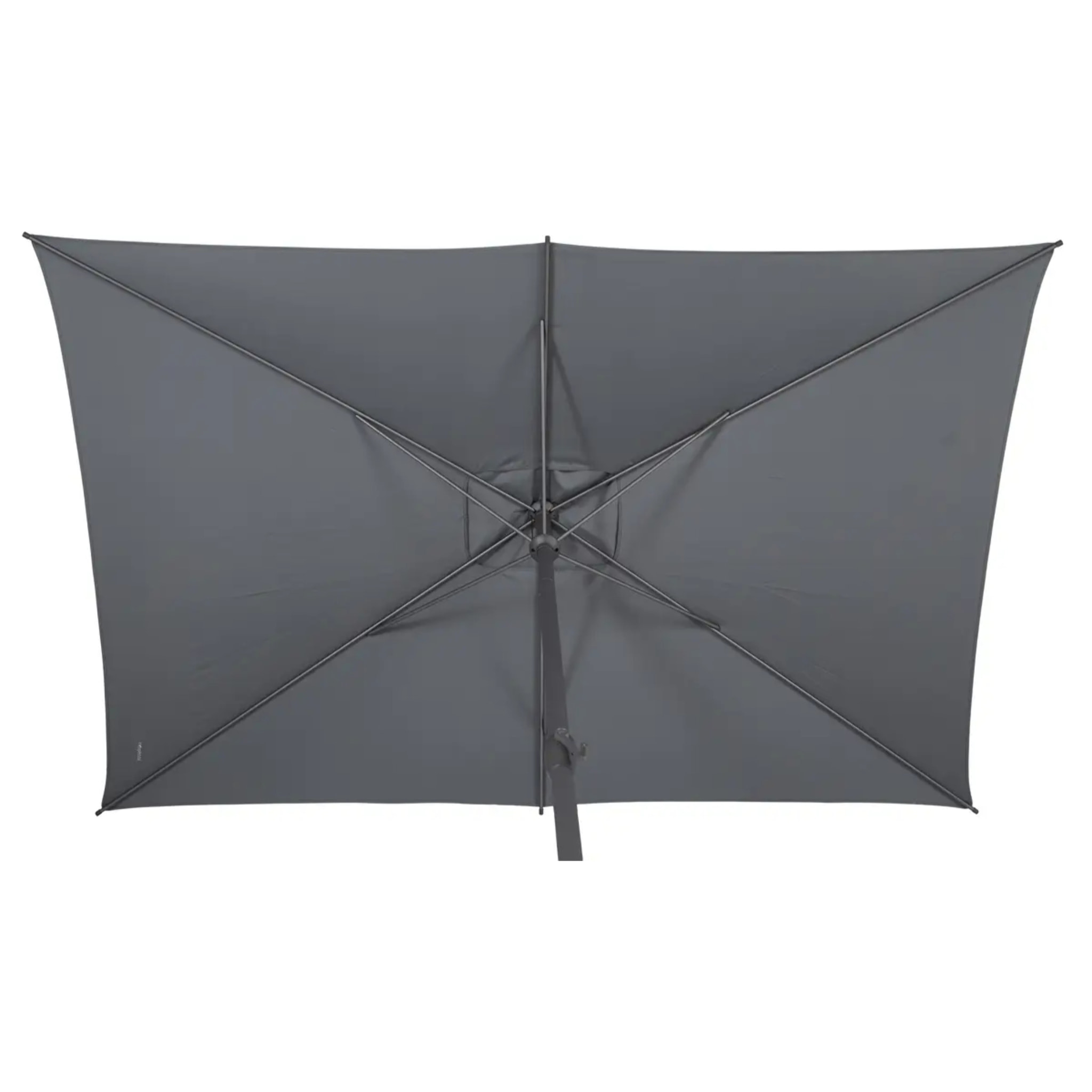 Parasol droit rectangulaire Loompa Ardoise