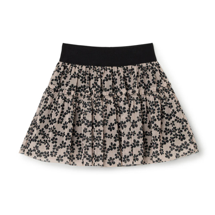 Falda Niña Con Estampado Divertido