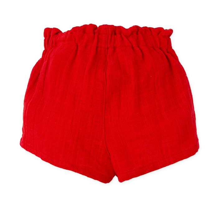 Pantalon short - Rojo