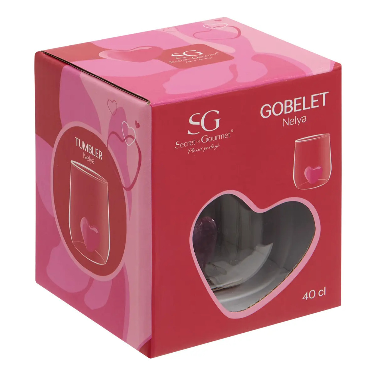 Gobelet Nelya transparent