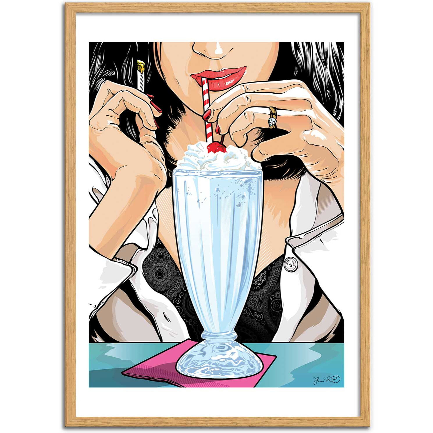 Affiche - Mia Wallace - Joshua Budich