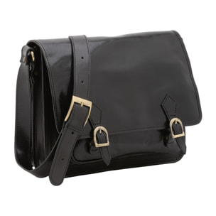 Borsa a tracolla  da donna In Vera pelle Made in Italy 35x27x14 cm