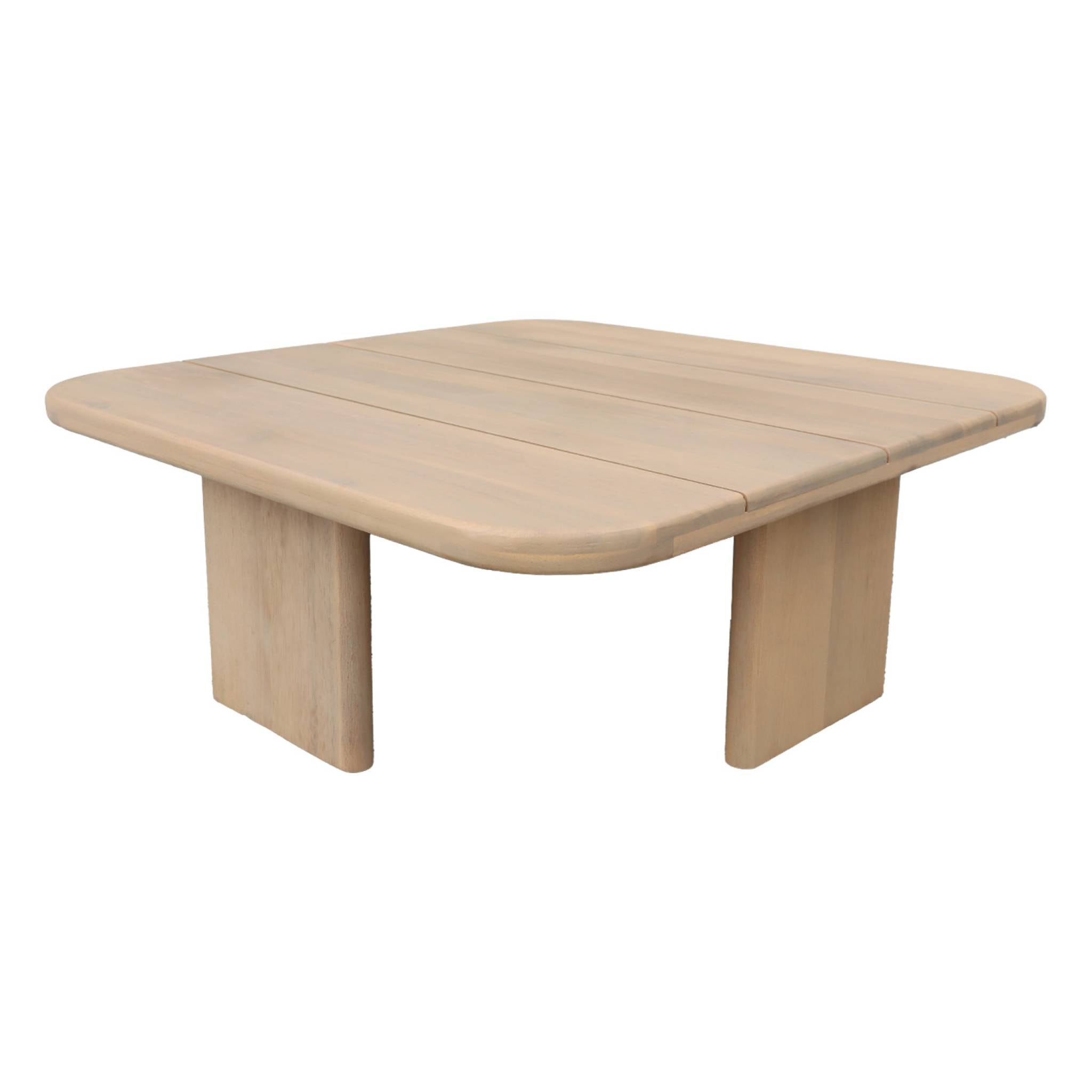 Table basse de jardin carrée bois d'acacia  KAINA