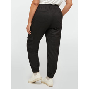 Fiorella Rubino - Pantalones joggers cargo - Negro