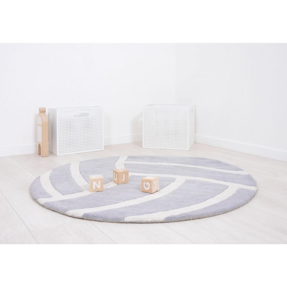 Tapis Lilipinso 100% Coton Diamètre 100 cm - Couleur: Tapis Lilipinso 100% Coton Diamètre 100 cm