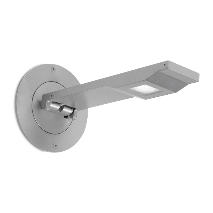 LEDS C4 Aplique On-Off Led 3W 3000K Gris 80Lm