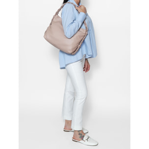 Borsa a spalla da donna - Modello Umbria - Vera pelle - 31.0 x 26.0 x 12.0 cm