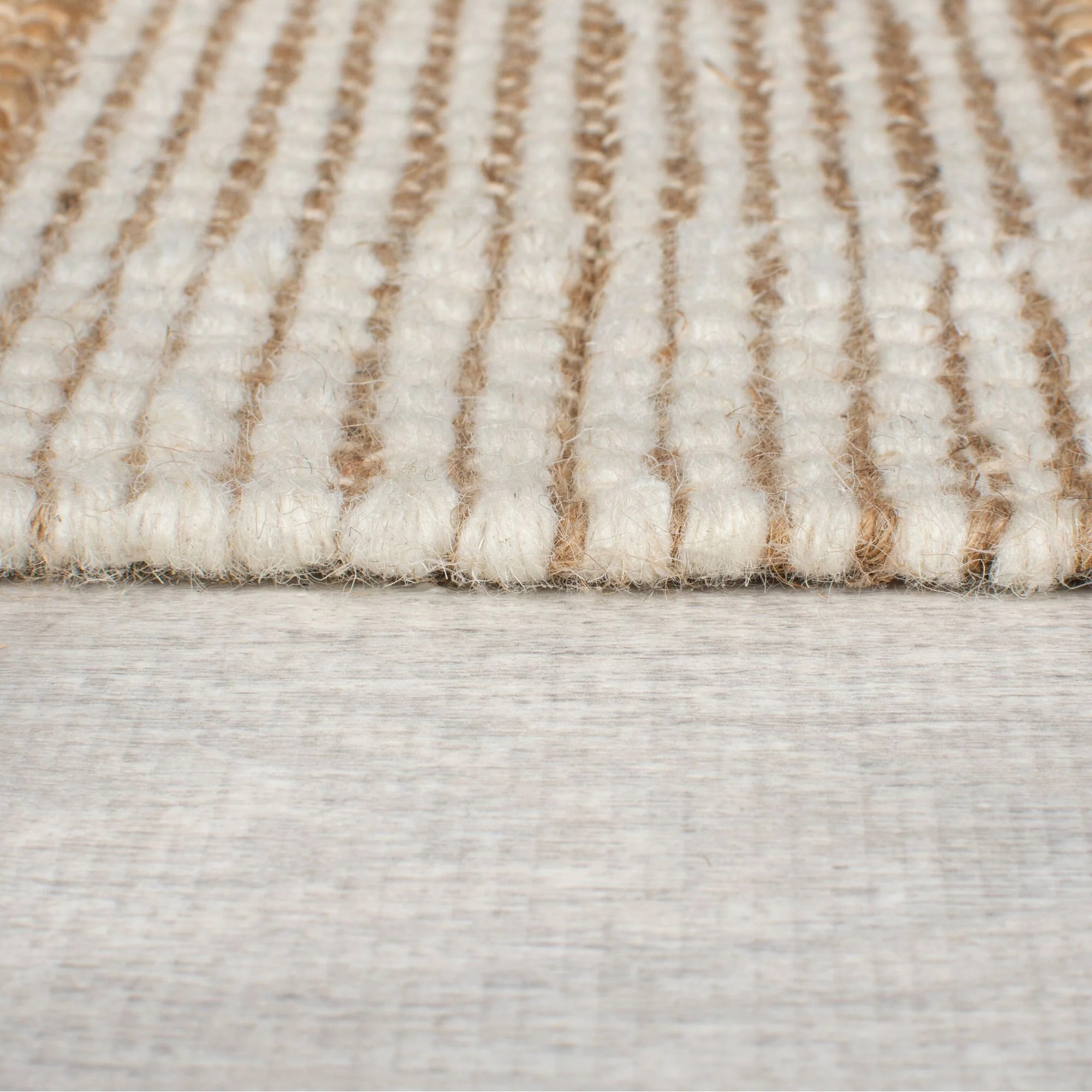 Tapis jute et laine MEDINA BLOCKS