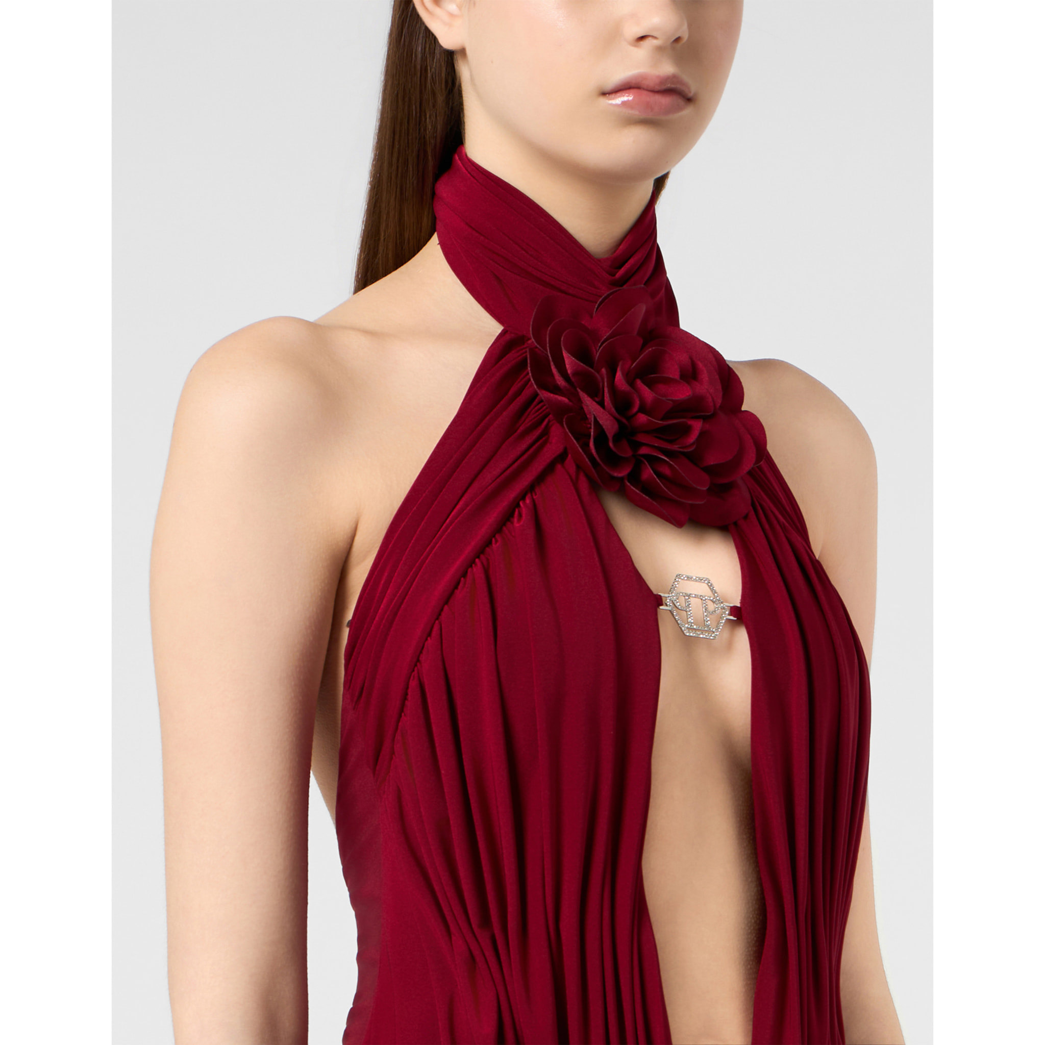 PHILIPP PLEIN Sleeveless Bodysuit Flower
