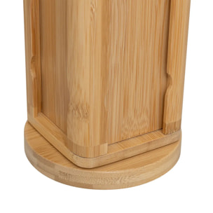 Porte-capsules rotatif en bambou