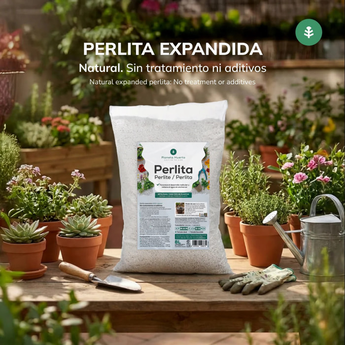 Perlita Planeta Huerto 24 Litros