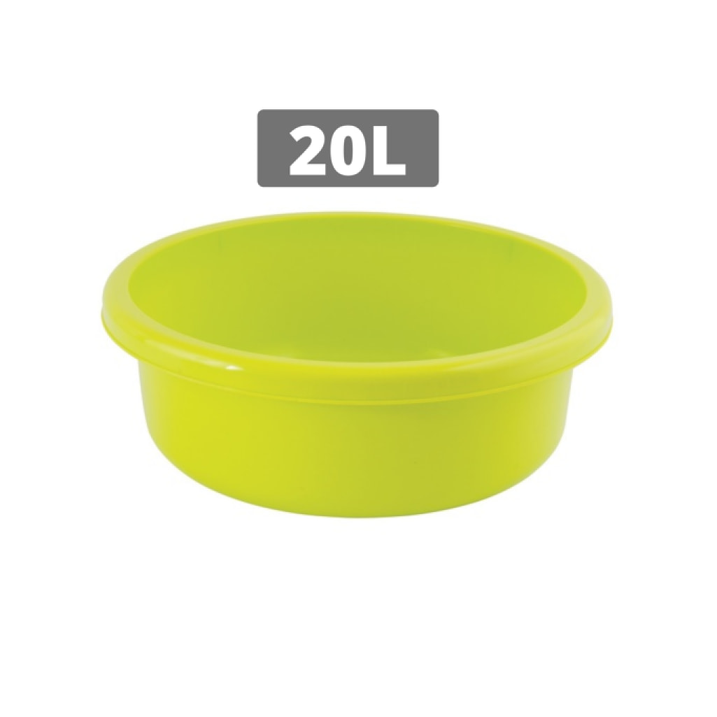 Bassine de lavage ronde 20L Vert MSV