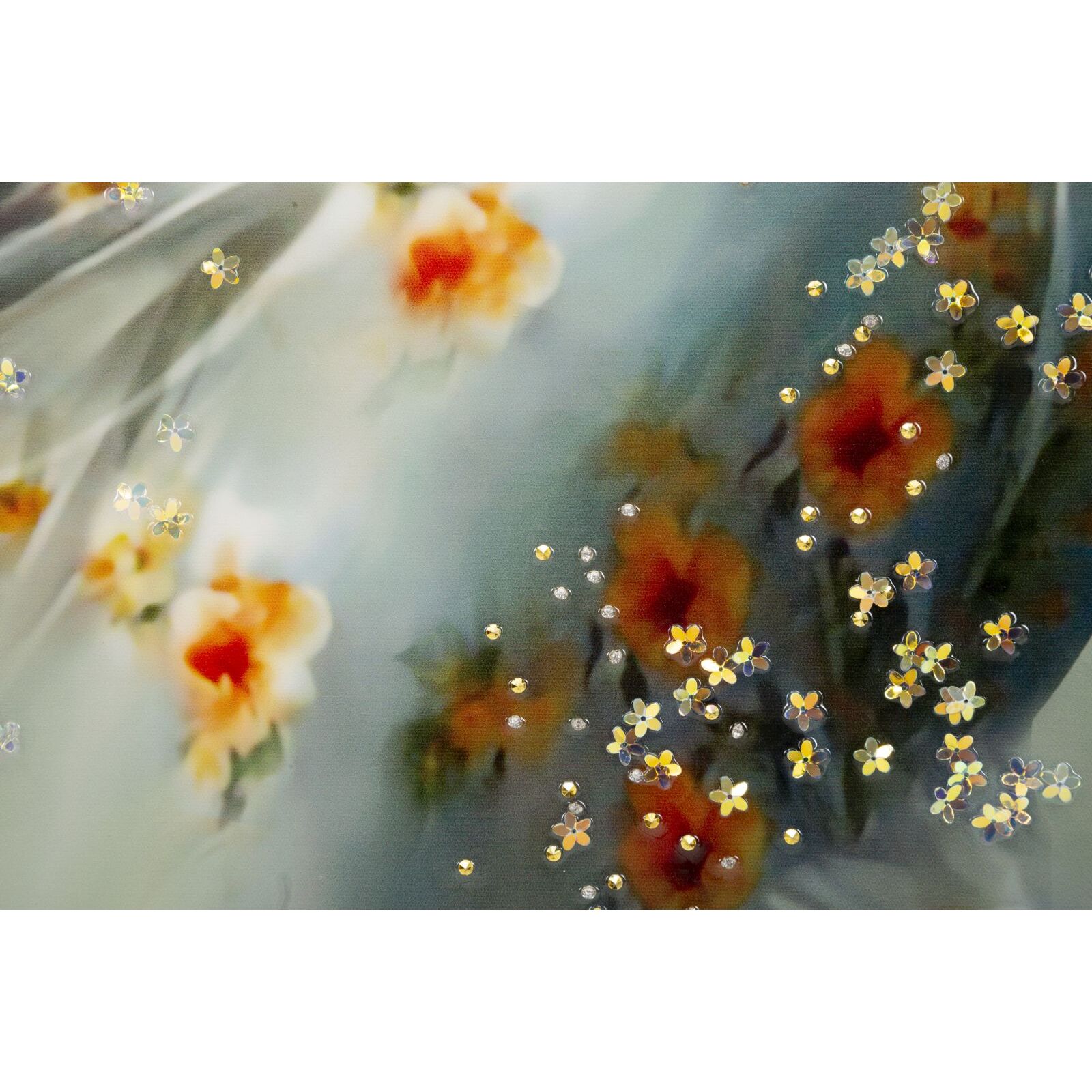 DIPINTO SU TELA LACCATO ELEGANT C/CORNICE -B- CM 52X4,5X152