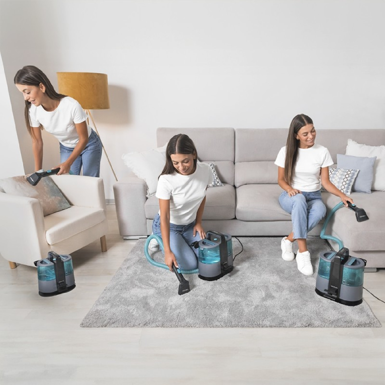 Cecotec Nettoyeur de taches pour tapis et tissus d'ameublement Conga 4000 Carpet