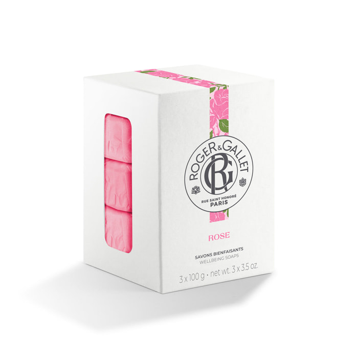 Rose - Coffret Trio Savons Bienfaisants