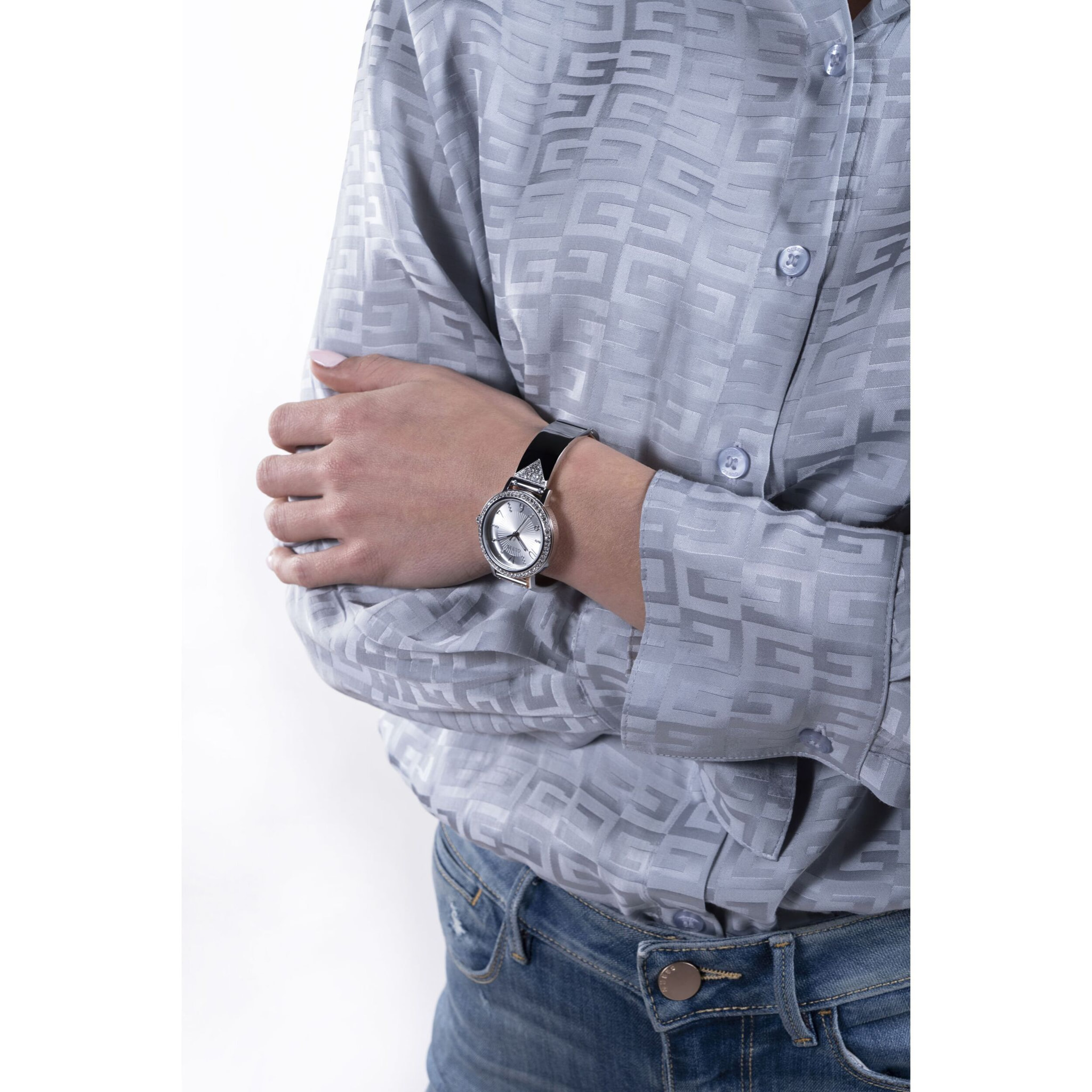 Guess Orologio Analogico Al Quarzo Gd Tri Luxe