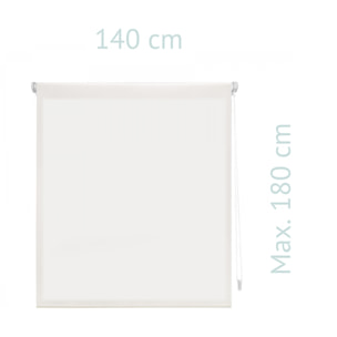 Store enrouleur Easyfix Polyester Translucide Crème 140 x 180
