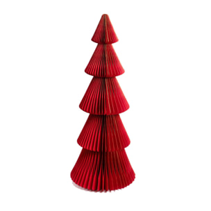 Albero carta - Pezzi 1 - Colore Rosso - 23x50Hx23cm - Bianchi Dino