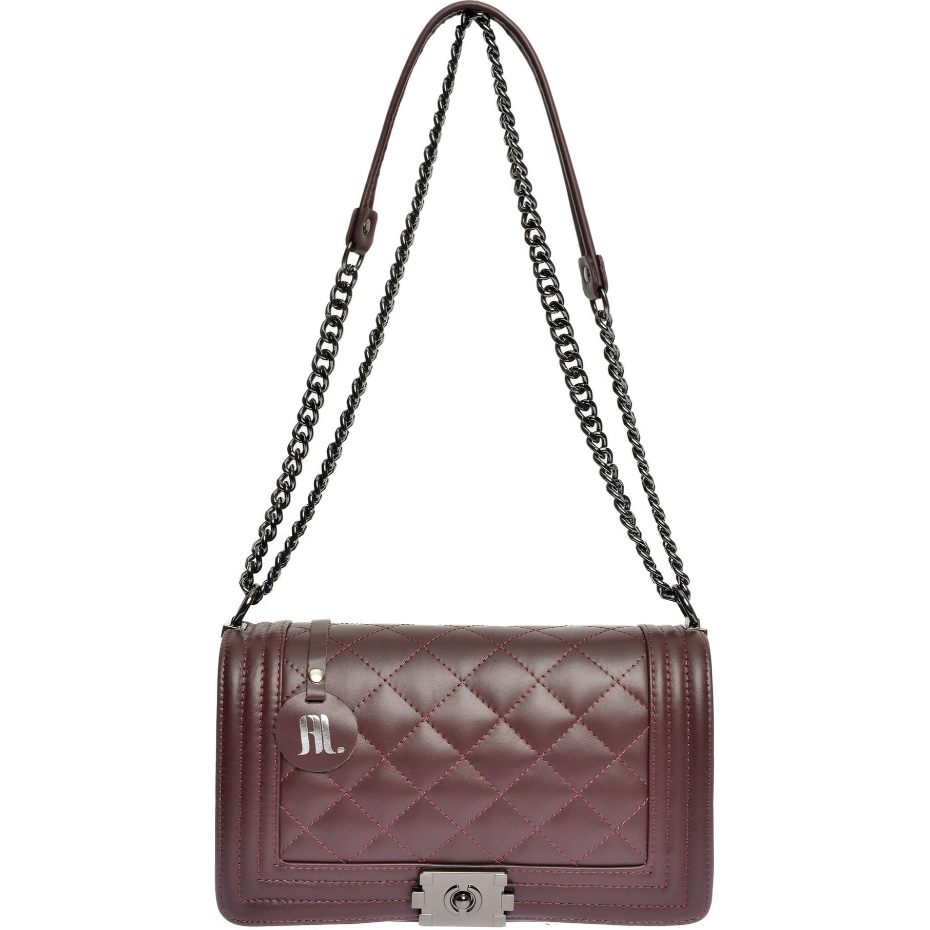 Borsa a tracolla Anna Luchini Bordeaux