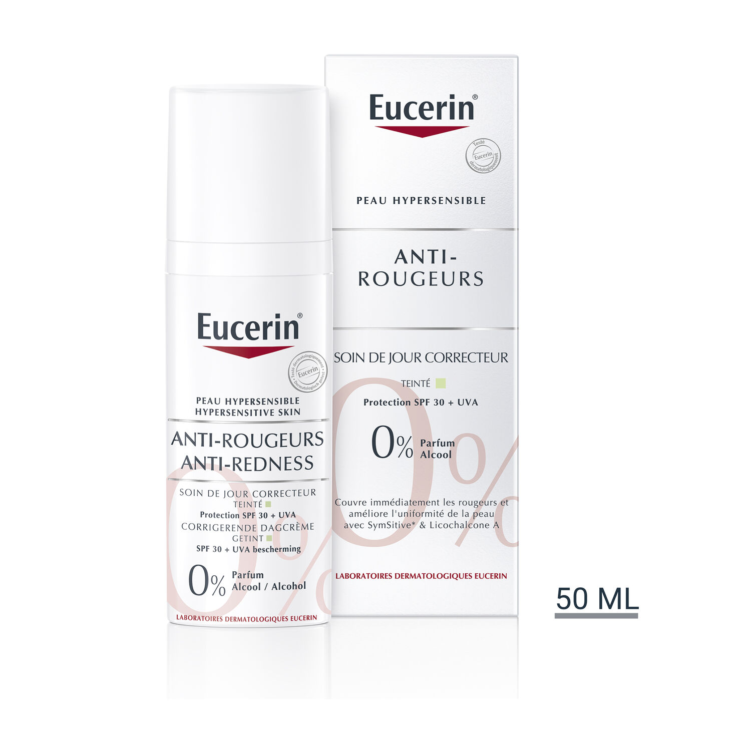 AntiRougeurs SPF25+ - Soin De Jour Correcteur Teinté 50 ml