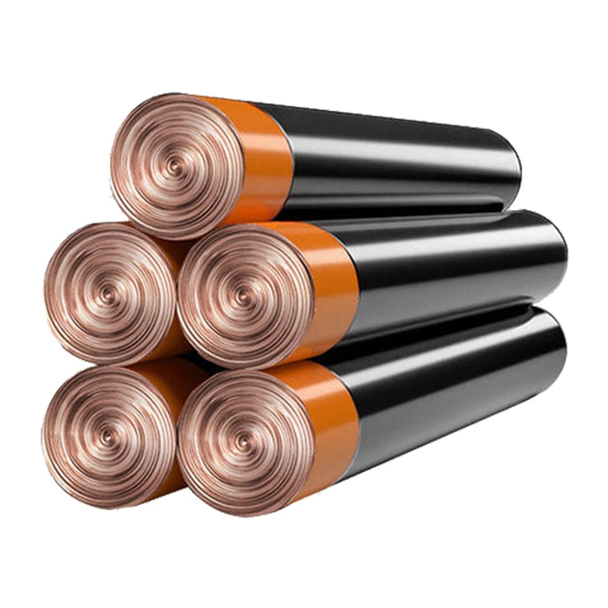 Joybos - 5 rollos de bolsas de basura negras con cordón