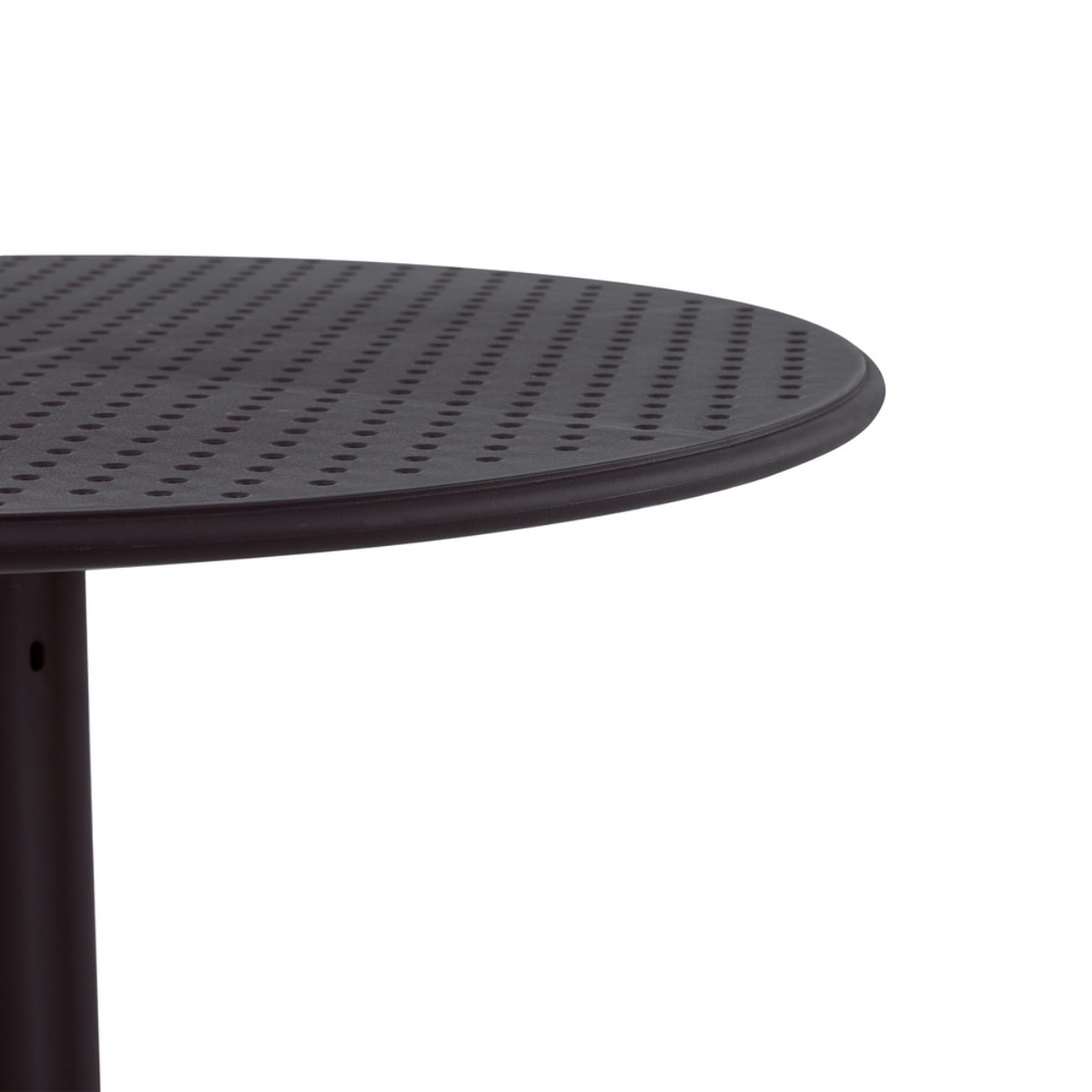 Tavolo alto da esterno in polipropilene 60x60x75cm nero – Coimbra