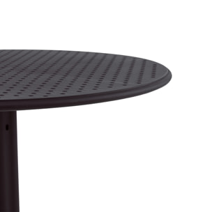 Tavolo alto da esterno in polipropilene 60x60x75cm nero – Coimbra