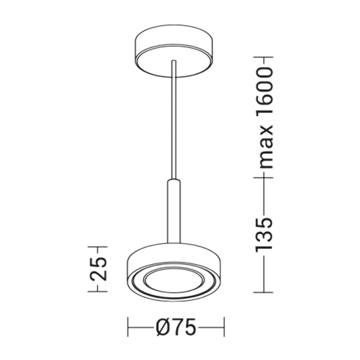 Sospensione LED Rossini HOLE 020
