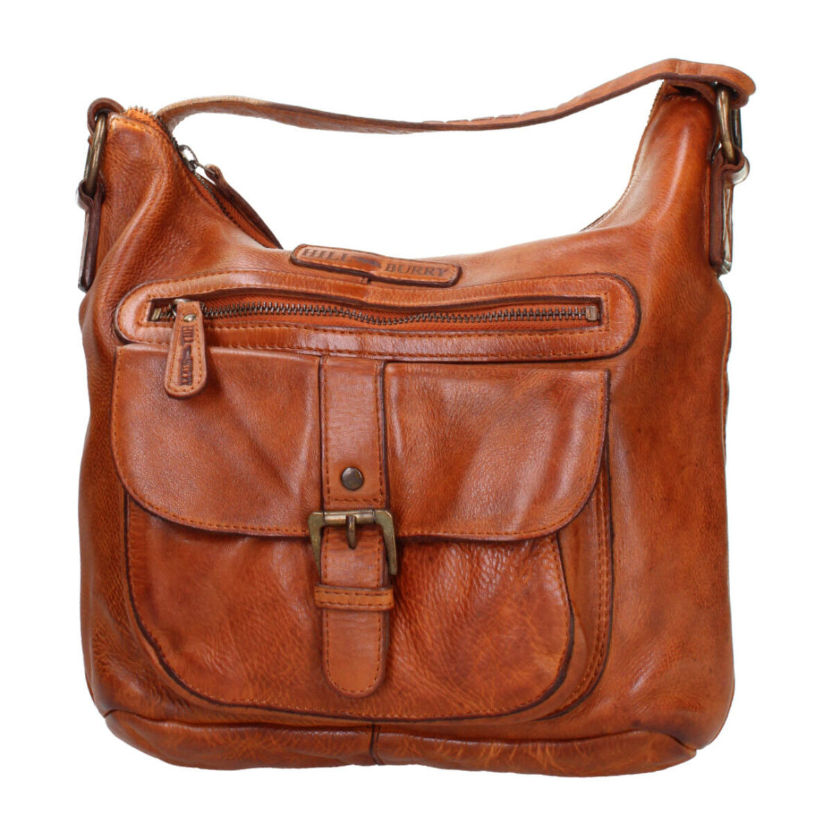 Borsa a tracolla  da uomo In Vera pelle Made in Italy 31x23x12 cm