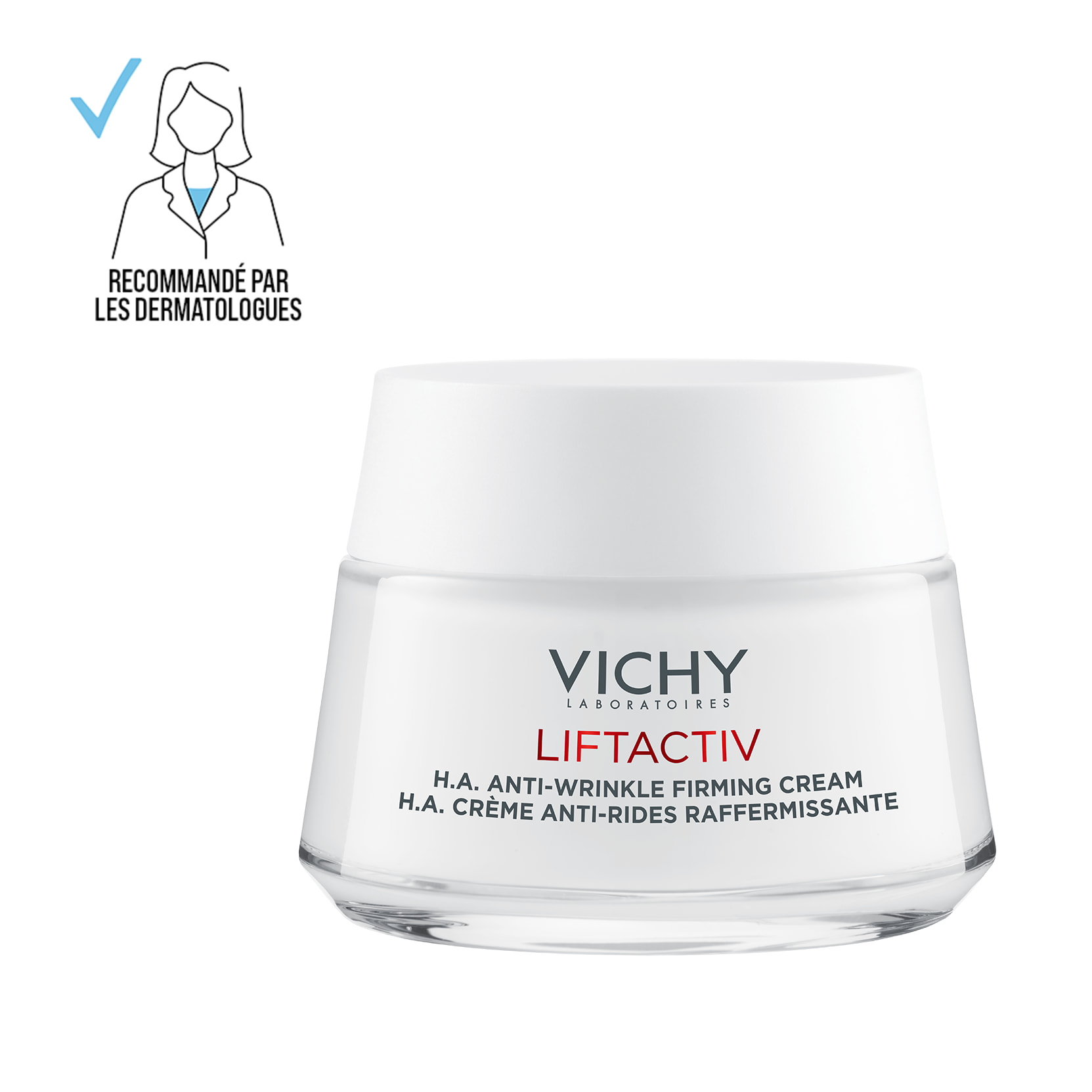 Liftactiv crème de jour H.A. anti-rides raffermissante pour peau sèche