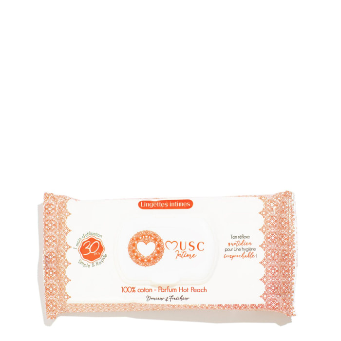 Hot Peach - Lingettes Intimes  30 unités