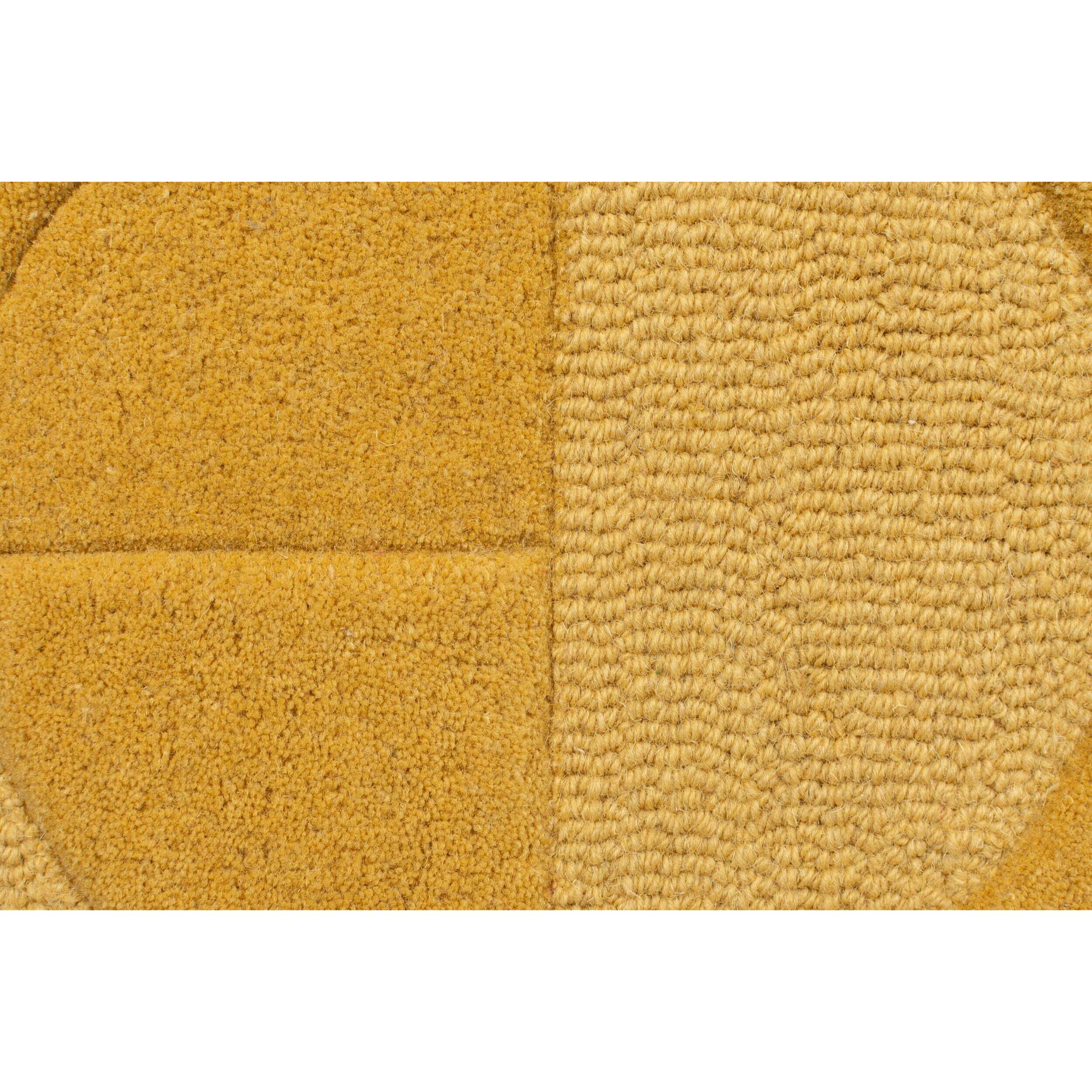 Tapis de couloir en laine GIGI Ochre