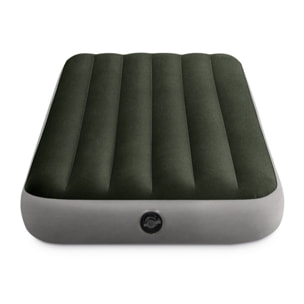 Intex Materasso Gonfiabile Prestige Downy Singolo con Pompa a Batteria, 99x191x25 cm