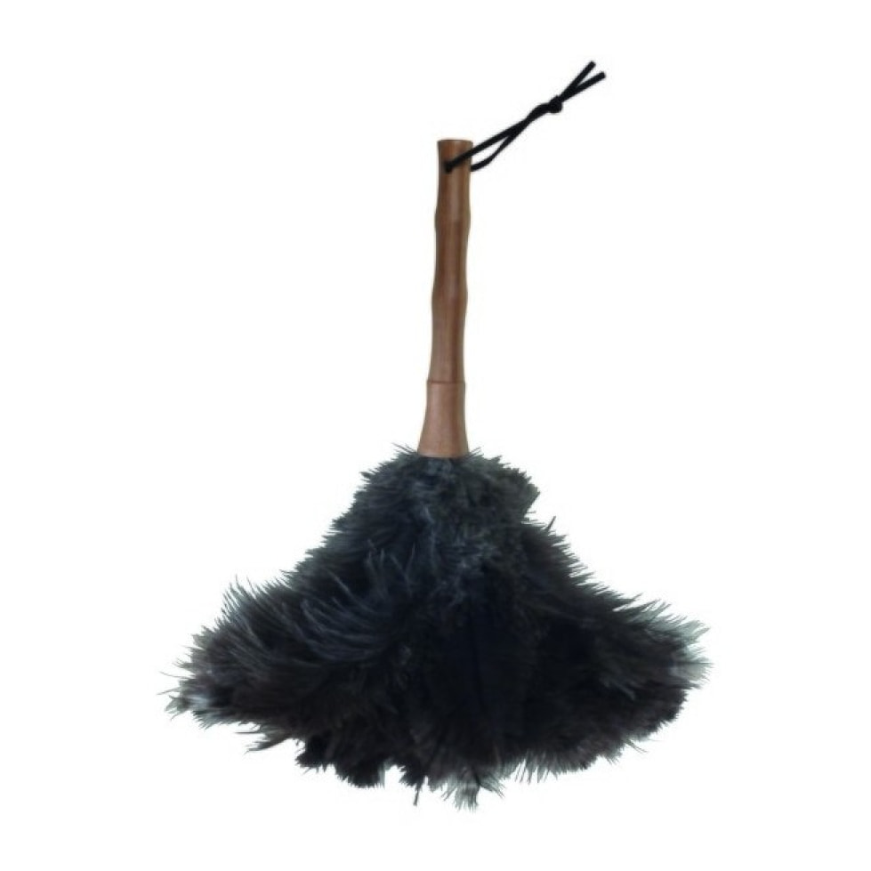 Plumeau plumes d'autruche Manche bambou 56cm MSV