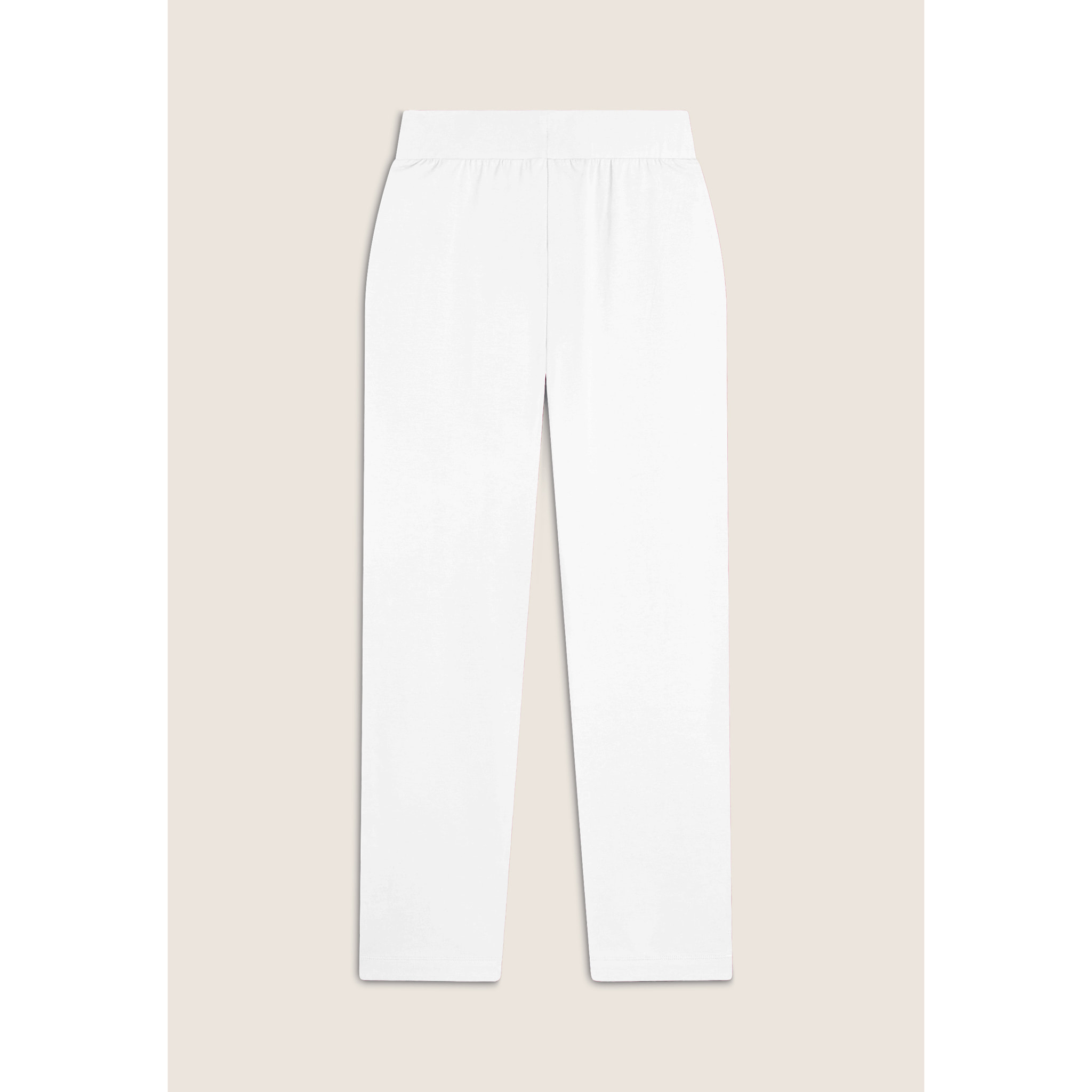 Pantaloni regular fit con fondo dritto con piccoli spacchi
