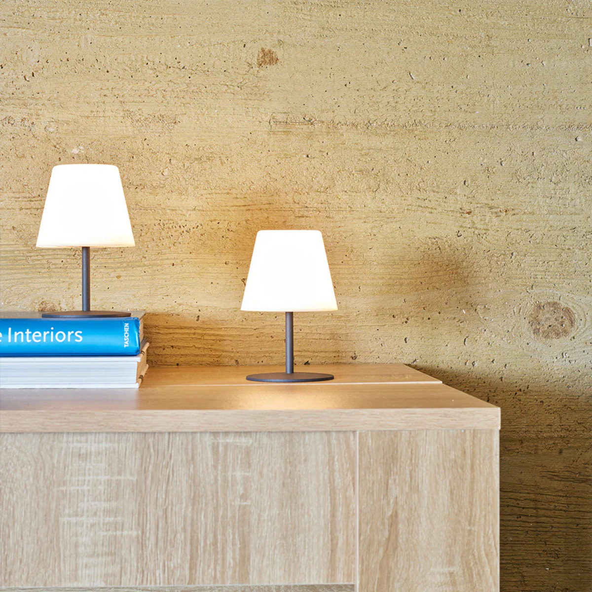 4 Lampe de table sans fil TWINS H16CM