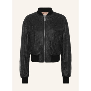 PHILIPP PLEIN Bomber de cuero