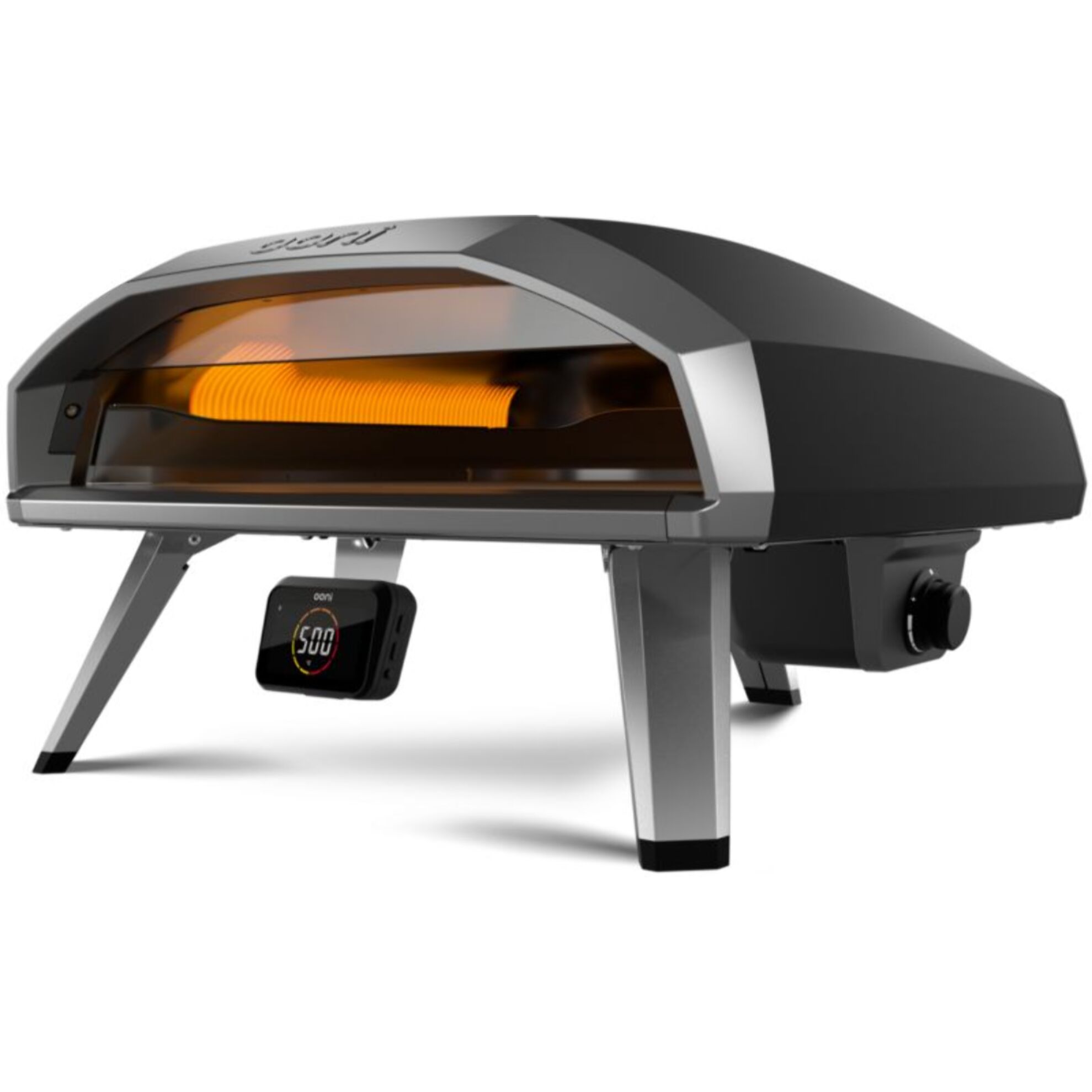 Four à pizza gaz OONI Koda 2 Pro noir pizza 45 cm, préchauffage 30 min, de 160 à 500°C