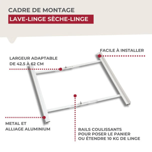 Kit de superposition lave-linge sèche-linge Fackelmann