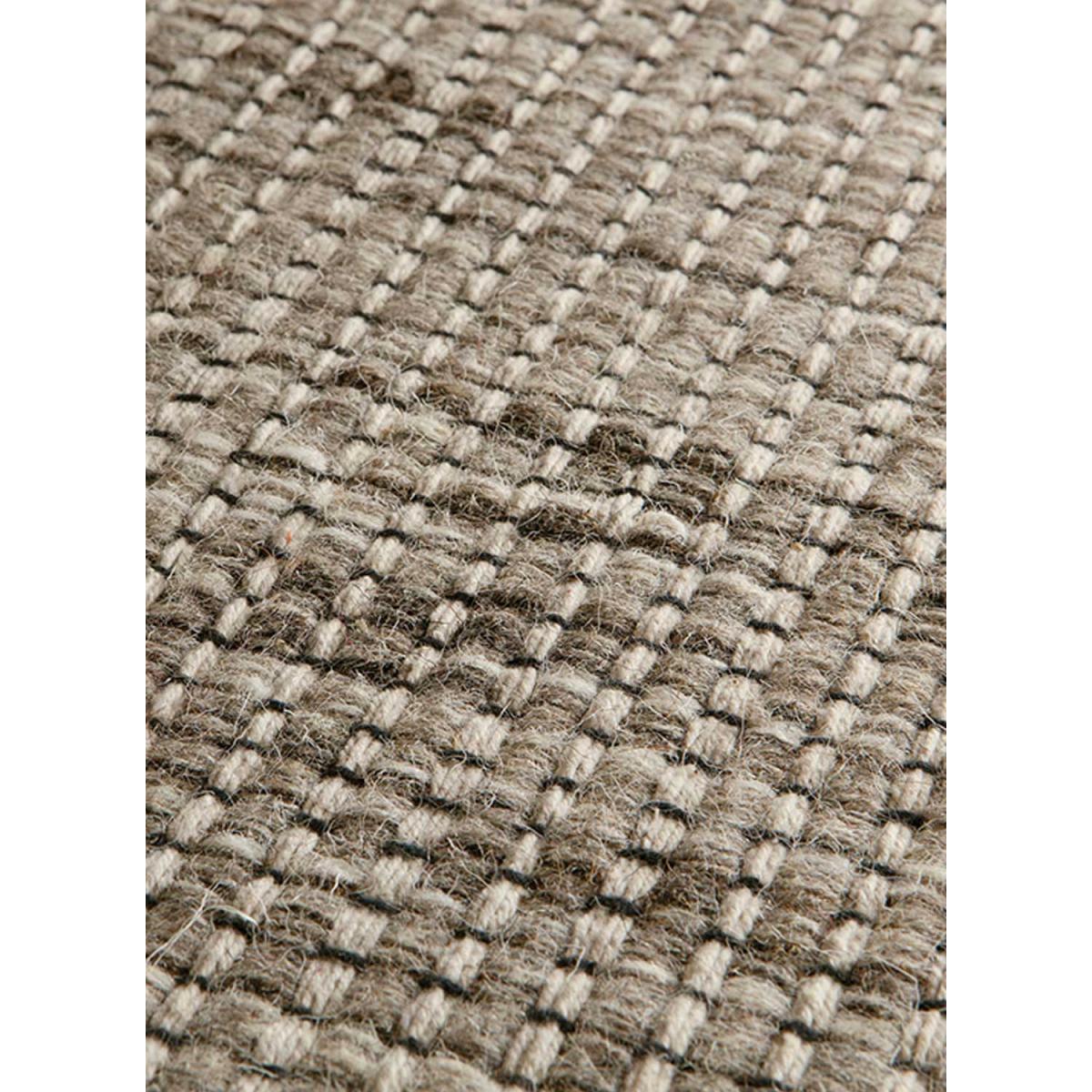 Tapis kilim fait main en laine motif uni PEVI