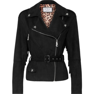 PHILIPP PLEIN Chaqueta motera STARS