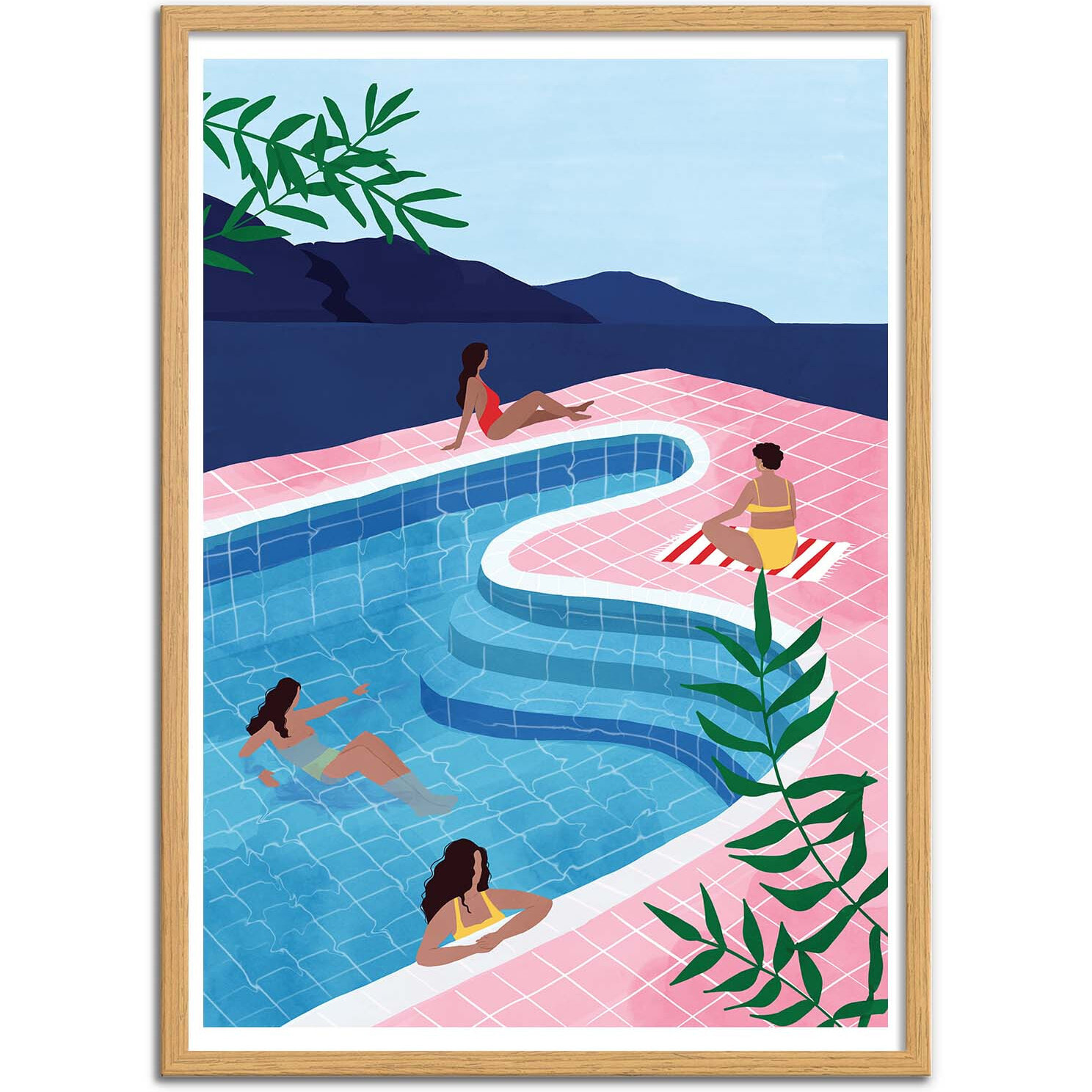 Affiche - Pool ladies - Maja Tomljanic