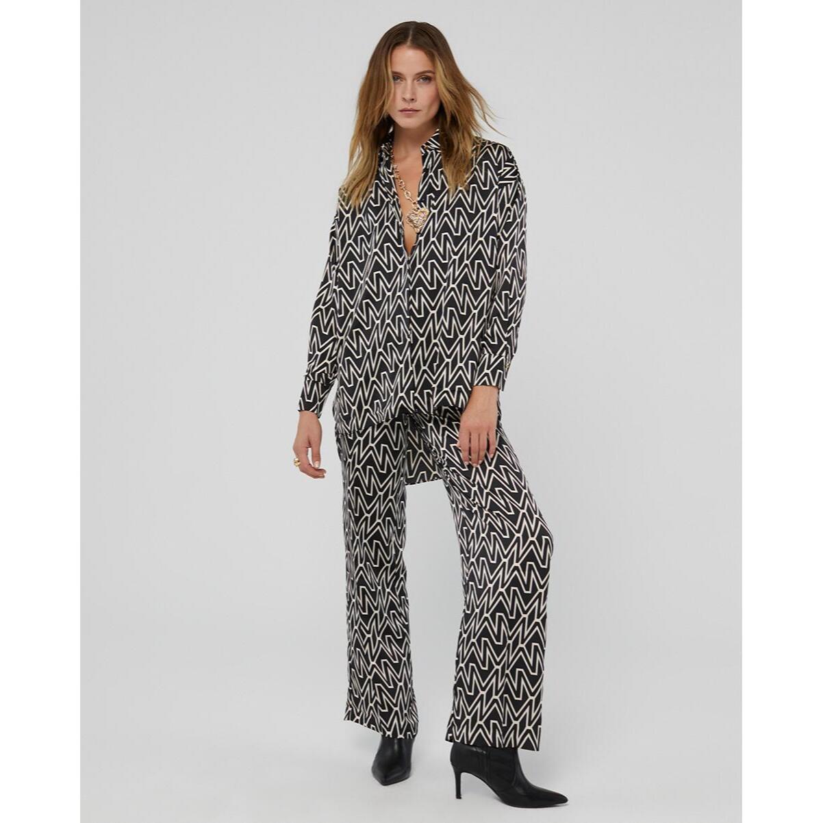 Maglietta lunga con logo